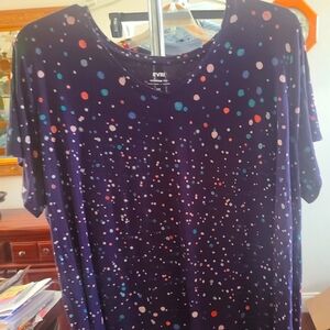 EVRI Multicolor Polka Dot Top